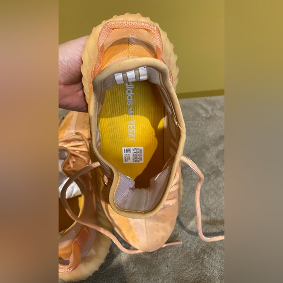 Adidas Yeezy Boost 350, size 8.5 men’s, color orange/salmon - Picture 8 of 13